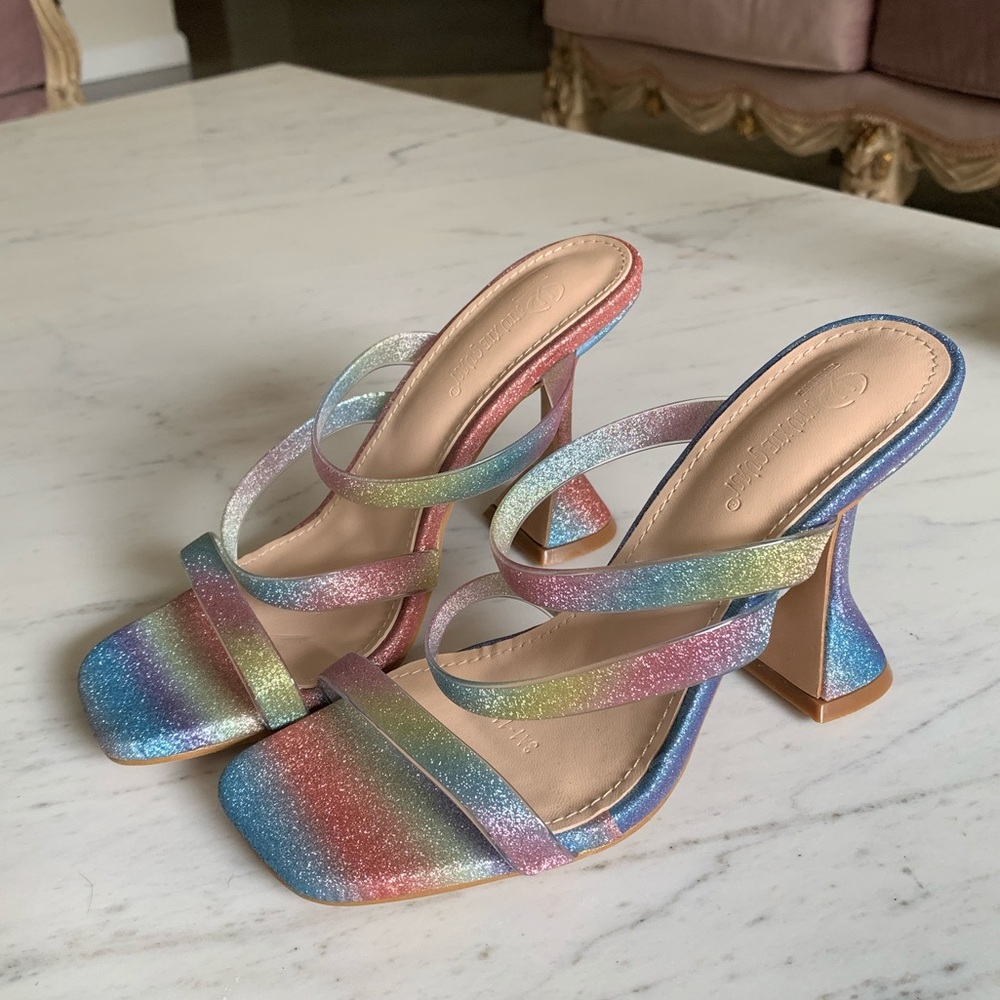 Glitter heels